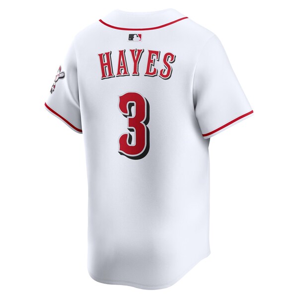 Ke'Bryan Hayes Cincinnati Reds Nike Home Limited Player Jersey - White - Image 3