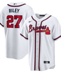 Austin Riley Atlanta Braves Nike Home Replica Player Jersey - White