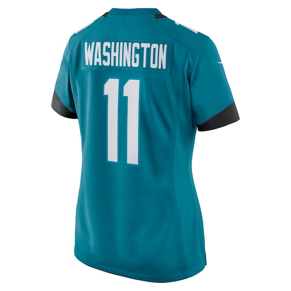 Parker Washington Jacksonville Jaguars Nike Women's Team Game Jersey - Teal - Image 3