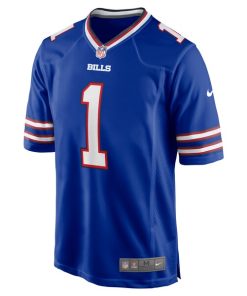 Alternative view of Number 1 Dad Buffalo Bills Nike Game Jersey - Royal