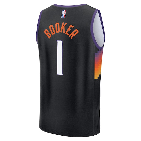 Devin Booker Phoenix Suns 2025/26 City Edition Fast Break Jersey - Black - Image 3