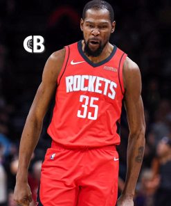 Alternative view of Kevin Durant Houston Rockets Nike Unisex Swingman Jersey - Icon Edition - Red