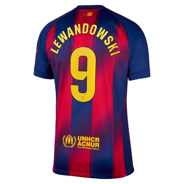 Robert Lewandowski Barcelona Nike 2025/26 Home Replica Jersey - Navy - Image 3