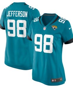 Jordan Jefferson Jacksonville Jaguars Nike Women's  Game Jersey -  Teal
