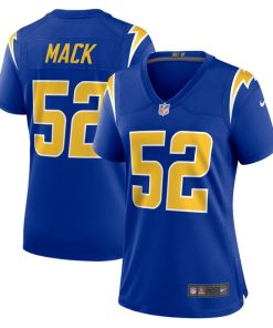 Khalil Mack Los Angeles Chargers Nike Women's Alternate Game Jersey - Royal/Navy