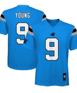 Bryce Young Carolina Panthers Youth Replica Player Jersey - Blue