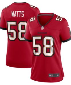 Markees Watts Tampa Bay Buccaneers Nike Women's  Game Jersey -  Red