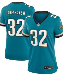 Maurice Jones-Drew Jacksonville Jaguars Nike Women's Prowler Throwback Retired Player Game Jersey - Teal