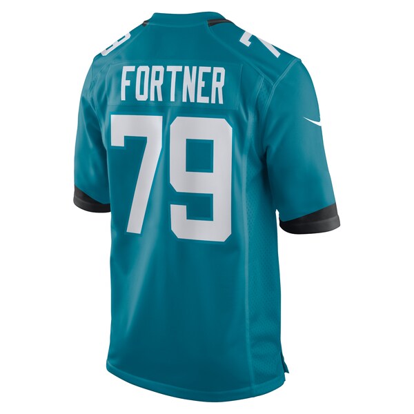 Luke Fortner Jacksonville Jaguars Nike Game Jersey - Teal - Image 3