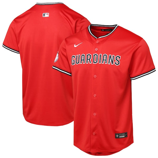 Cleveland Guardians Youth Alternate 2 Limited Jersey - Red/Cobalt - Image 2