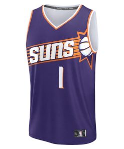 Alternative view of Devin Booker Phoenix Suns  Youth Fast Break Player Jersey - Icon Edition - Purple
