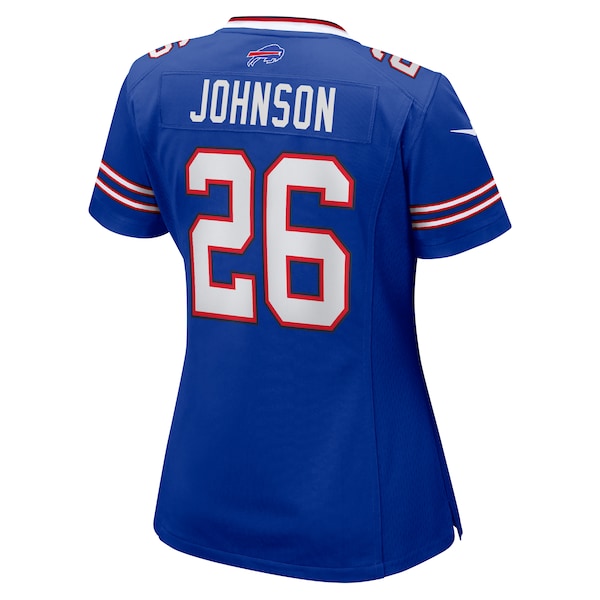 Ty Johnson Buffalo Bills Nike Women's Team Game Jersey - Royal - Image 3