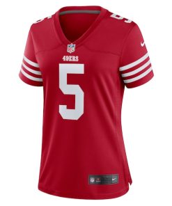 Alternative view of Joshua Dobbs San Francisco 49ers Nike Women's Team Game Jersey -  Scarlet