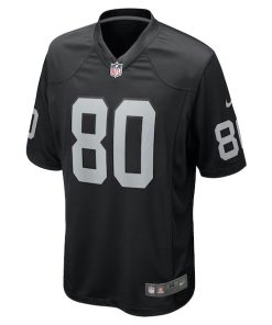 Alternative view of Jeff Foreman Las Vegas Raiders Nike Team Game Jersey -  Black