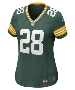 Alternative view of AJ Dillon Green Bay Packers Nike Women's Game Jersey - Green