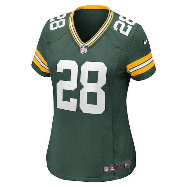 AJ Dillon Green Bay Packers Nike Women's Game Jersey - Green - Image 2