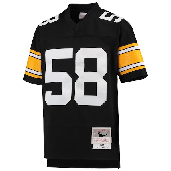 Jack Lambert Pittsburgh Steelers Youth 1976 Legacy Retired Player Jersey - Black - Image 2