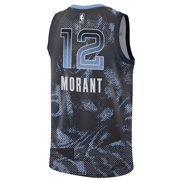 Ja Morant Memphis Grizzlies Nike Unisex 2025 Select Series Swingman Player Jersey - Navy - Image 3