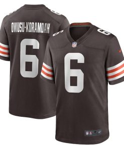 Jeremiah Owusu-Koramoah Cleveland Browns Nike Team Game Jersey - Brown