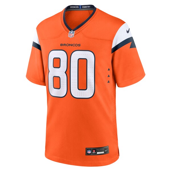 Greg Dulcich Denver Broncos Nike Team Game Jersey - Orange - Image 2