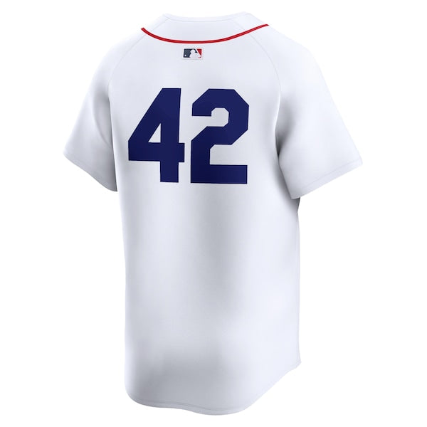 Boston Red Sox Nike 2024 Jackie Robinson Day Home Limited Jersey?ยจC White - Image 3