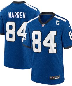 Tyler Warren Indianapolis Colts Nike Alternate 2 Indiana Nights Game Jersey -  Heather Royal