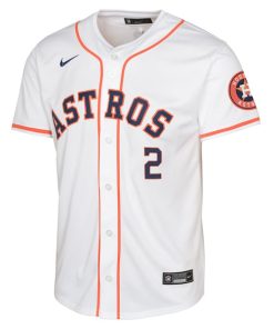 Alternative view of Alex Bregman Houston Astros Nike Youth Home Limited Jersey?¨C White
