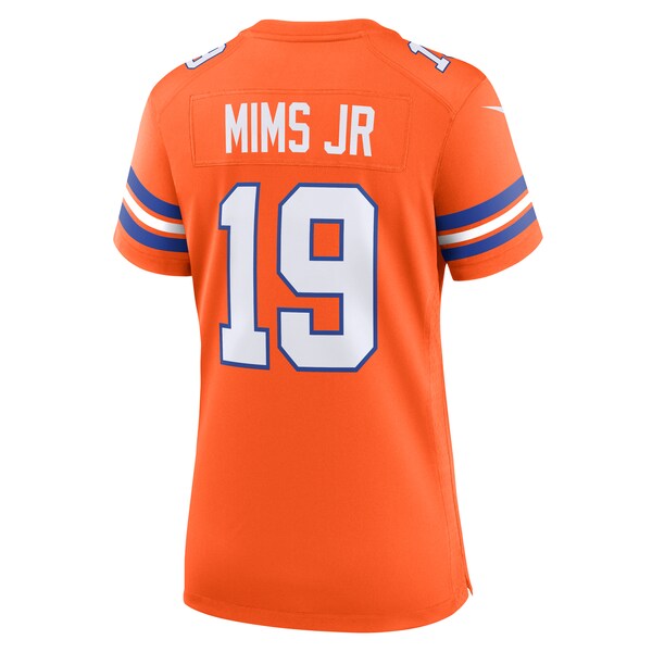 Marvin Mims Jr Denver Broncos Nike Women's Mile High Collection 1977 Throwback Player Game Jersey - Orange - Image 3