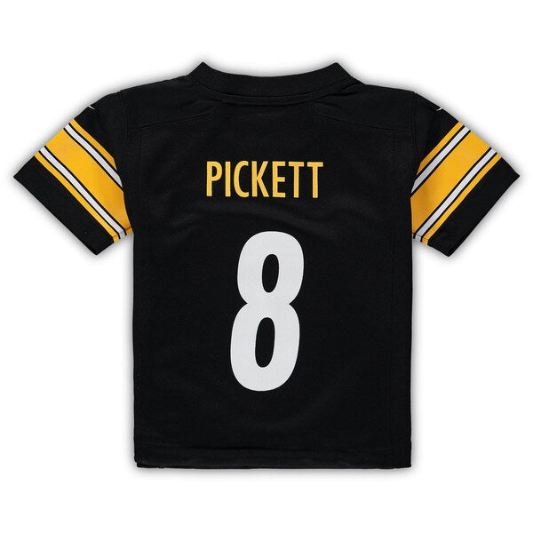 Kenny Pickett Pittsburgh Steelers Nike Toddler Game Jersey - Black - Image 3