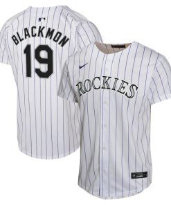 Charlie Blackmon Colorado Rockies Nike Youth Home Game Player Jersey - White