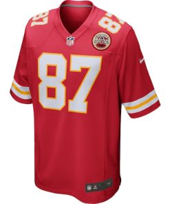 Alternative view of Travis Kelce Kansas City Chiefs Nike Game Jersey - Red