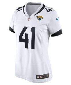 Alternative view of Josh Hines-Allen Jacksonville Jaguars Nike Women's Player Game Jersey - White