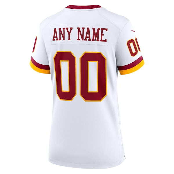 Women's Nike Washington Commanders Super Bowl Era Custom Game Jersey - White/Burgundy - Image 4