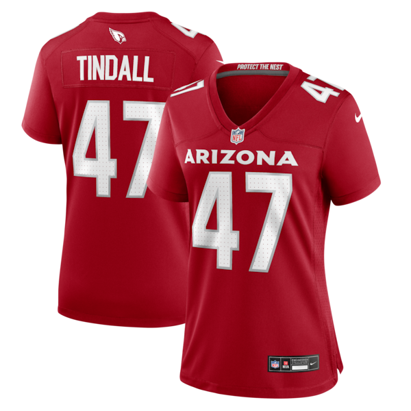 Channing Tindall Arizona Cardinals Nike Women's Team Game Jersey - Cardinal