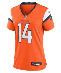 Alternative view of Courtland Sutton Denver Broncos Nike Women's Game Jersey - Orange