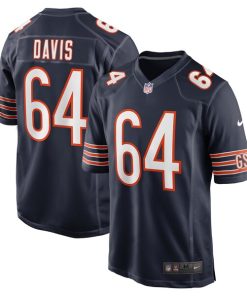 Nate Davis Chicago Bears Nike  Game Jersey -  Navy