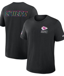 Kansas City Chiefs Nike Tall 2025 NFL Crucial Catch Tri-Blend Dri-FIT T-Shirt - Black