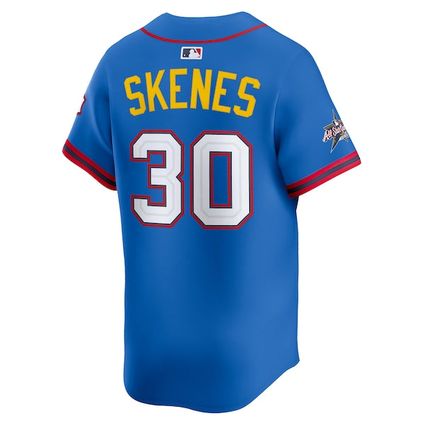 Paul Skenes National League Nike Youth 2025 MLB All-Star Game Home Replica Player Jersey - White - Image 3