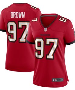 Earnest Brown IV Tampa Bay Buccaneers Nike Women's  Game Jersey -  Red