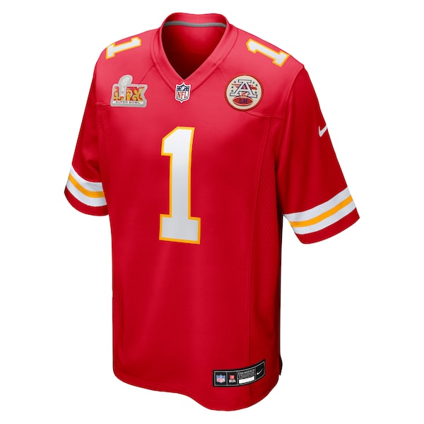 Xavier Worthy Kansas City Chiefs Nike Super Bowl LIX Game Jersey - Red - Image 2