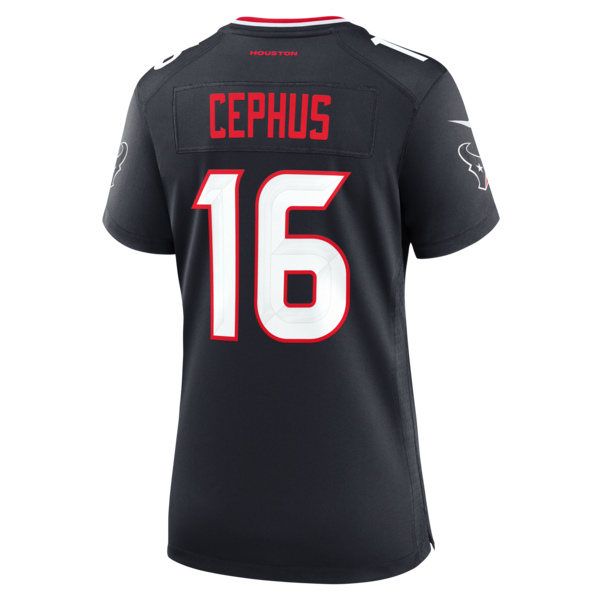 Quintez Cephus Houston Texans Nike Women's Team Game Jersey - Navy - Image 4