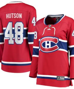 Lane Hutson Montreal Canadiens  Women's Home Breakaway Player Jersey - Red