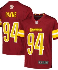 Daron Payne Washington Commanders Nike Youth Game Jersey - Burgundy