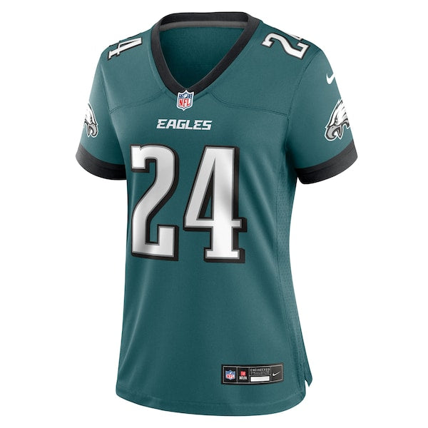 Andrew Mukuba Philadelphia Eagles Nike Women's Team Game Jersey - Midnight Green - Image 2