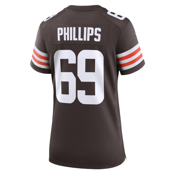 Tyre Phillips Cleveland Browns Nike Women's Team Game Jersey - Brown - Image 3