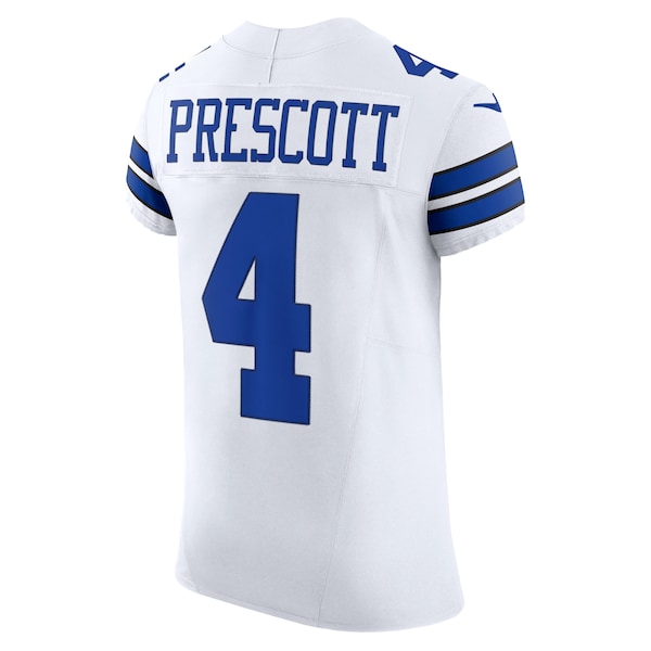 Dak Prescott Dallas Cowboys Nike Vapor F.U.S.E. Elite Jersey - White - Image 3