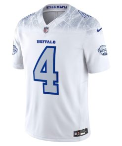 Alternative view of James Cook III Buffalo Bills Nike 2025 Rivalries Collection Limited Jersey - White