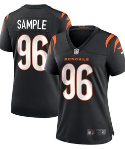 Cam Sample Cincinnati Bengals Nike Women's Game Jersey - Black