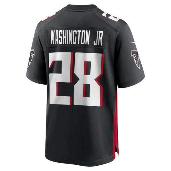 Carlos Washington Jr. Atlanta Falcons Nike Team Game Jersey - Black - Image 3