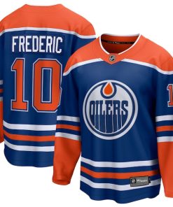 Trent Frederic Edmonton Oilers  Home Breakaway Jersey - Royal
